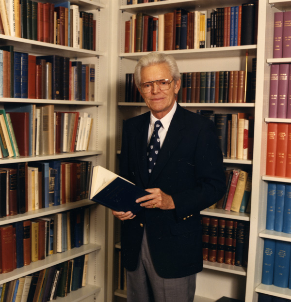 McGovern in library