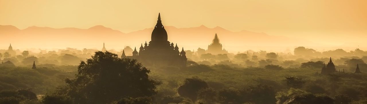 myanmar dusk
