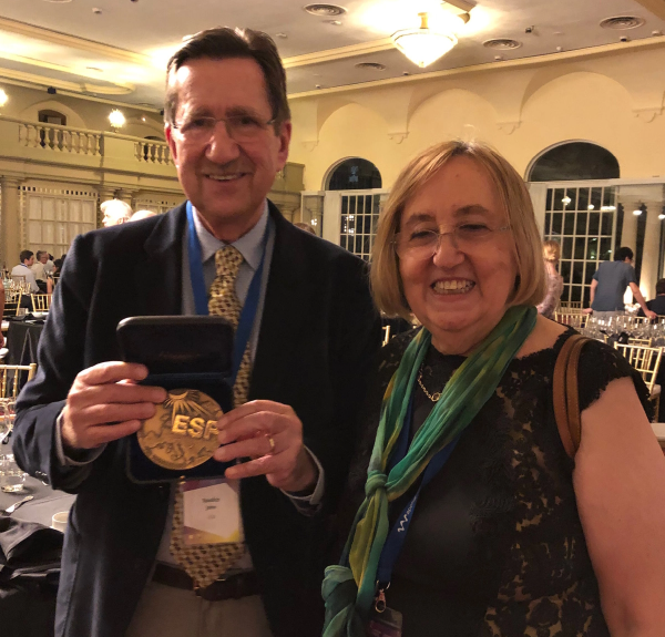 Prof. John L. Spudich and his wife and collaborator Elena Negri Spudich