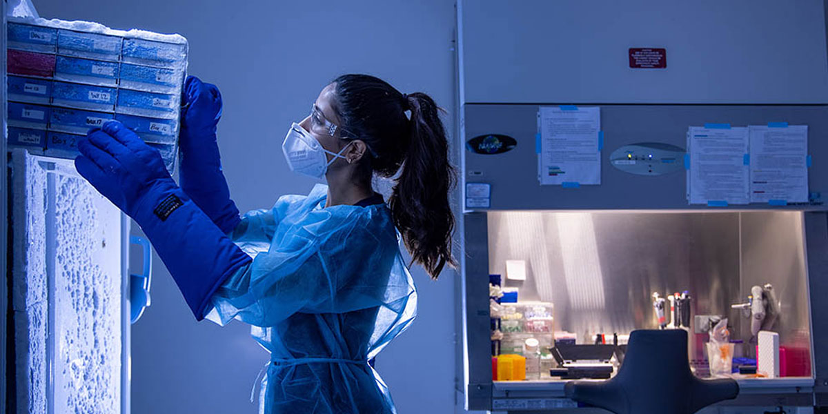 researcher in lab