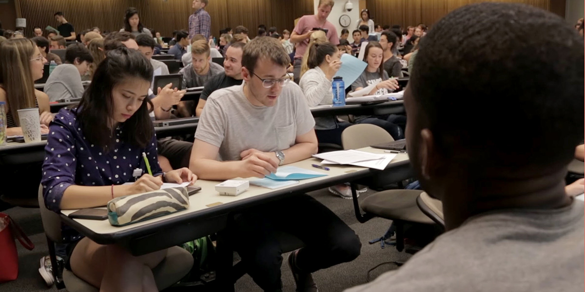 Students in lecture hall